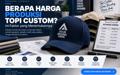 Berapa Harga Produksi Topi Custom? Ini Faktor yang Menentukannya