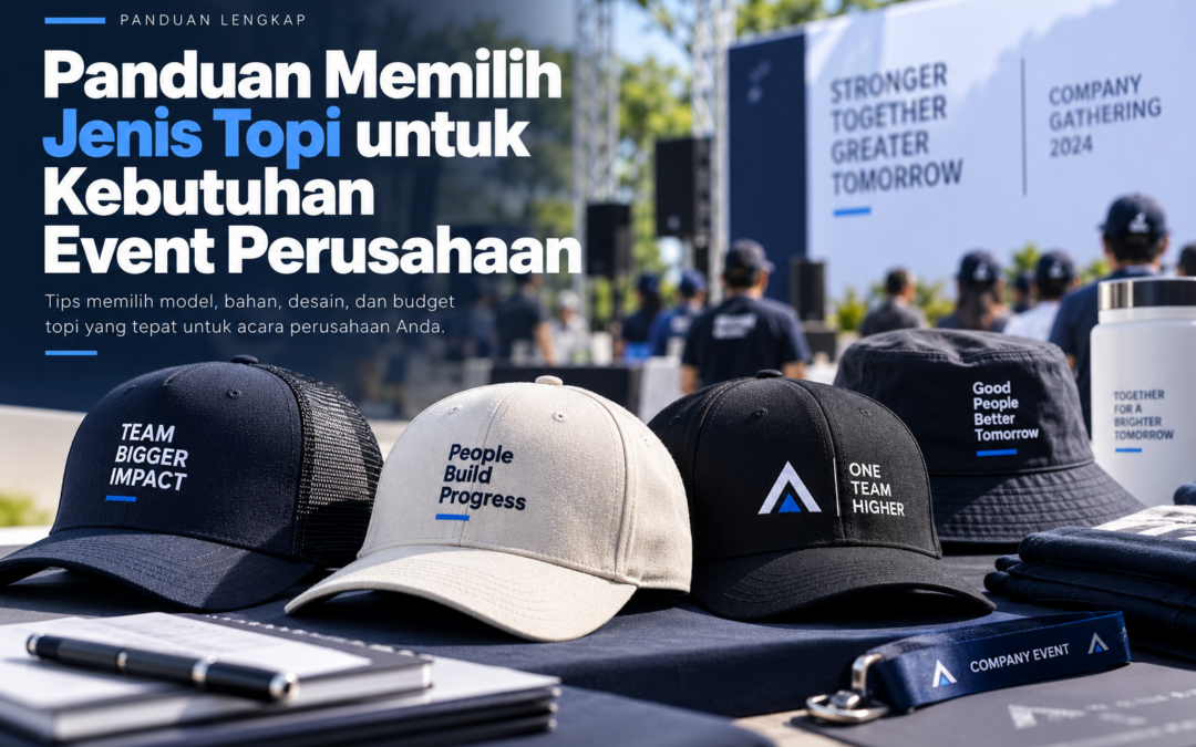 Panduan Memilih Jenis Topi untuk Event Perusahaan